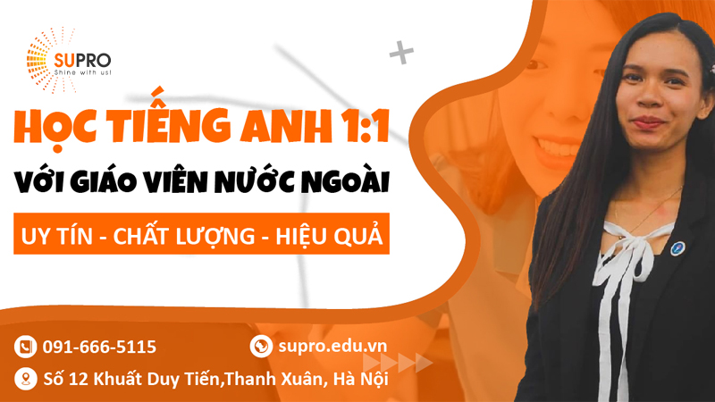 Học viên tại SUPRO English được cá nhân hóa chương trình học